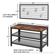 Folding Drawers Rack Wooden Shoe Rack